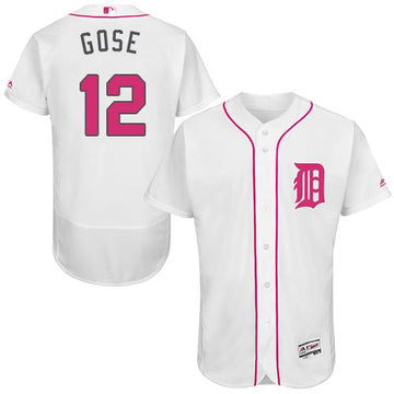 Anthony Gose Detroit Tigers white Authentic jersey