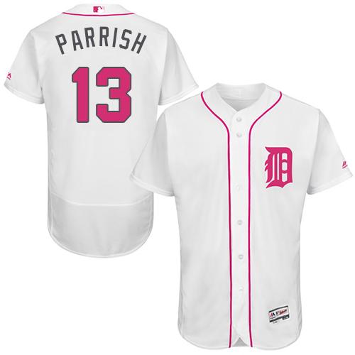 Lance Parrish Detroit Tigers white Authentic jersey