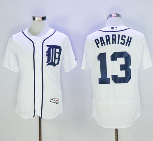 Lance Parrish Detroit Tigers white Authentic jersey