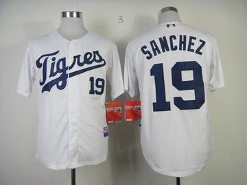 Anibal Sanchez Detroit Tigers white jersey