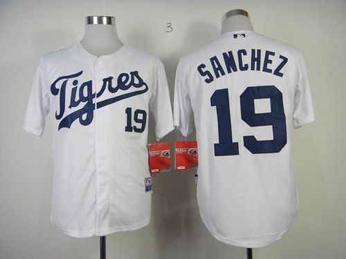 Anibal Sanchez Detroit Tigers white jersey