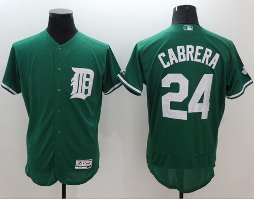 Miguel Cabrera Detroit Tigers green Authentic jersey