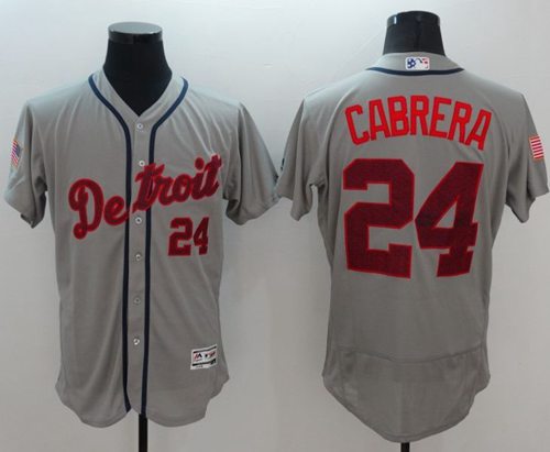 Miguel Cabrera Detroit Tigers grey Fashion jersey