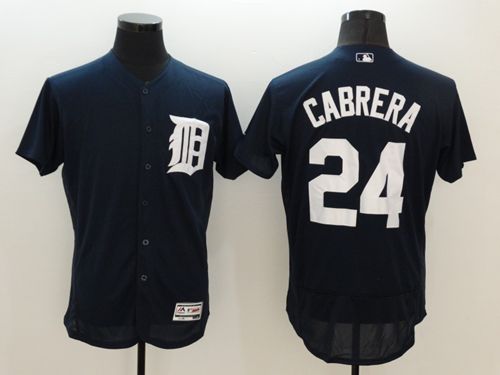 Miguel Cabrera Detroit Tigers navy Authentic jersey