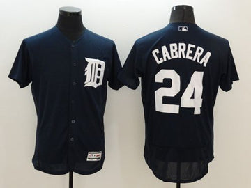 Miguel Cabrera Detroit Tigers navy Authentic jersey