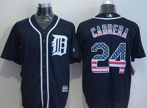 Miguel Cabrera Detroit Tigers navy Fashion jersey