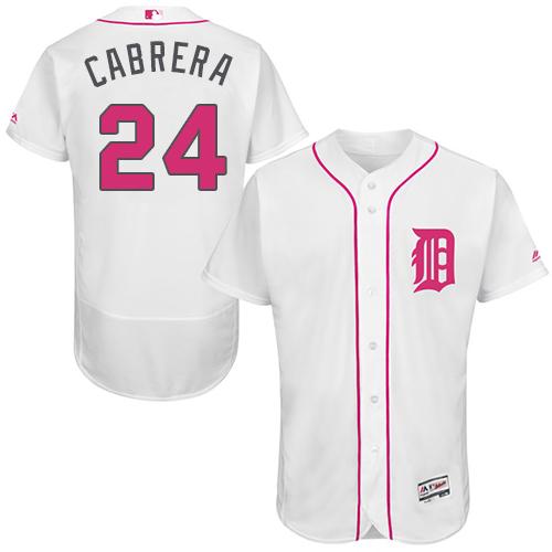 Miguel Cabrera Detroit Tigers white Authentic jersey