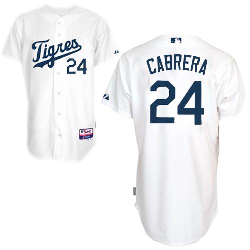 Miguel Cabrera Detroit Tigers white jersey