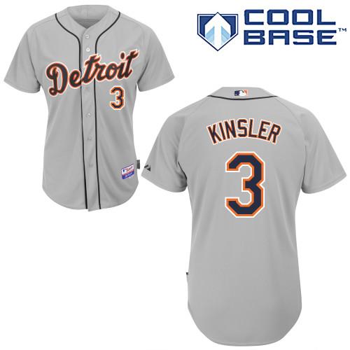 Ian Kinsler Detroit Tigers grey jersey