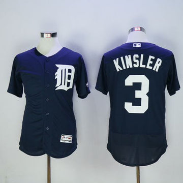 Ian Kinsler Detroit Tigers navy Authentic jersey