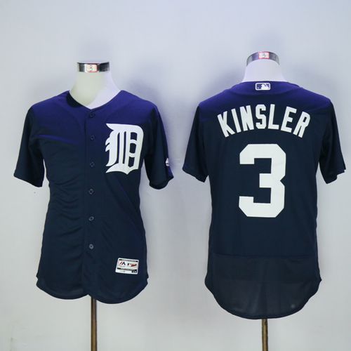 Ian Kinsler Detroit Tigers navy Authentic jersey