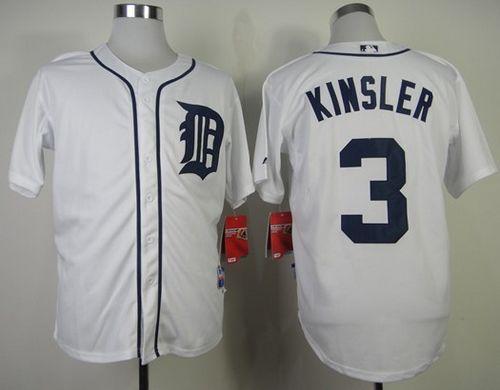 Ian Kinsler Detroit Tigers white jersey