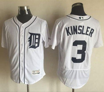 Ian Kinsler Detroit Tigers white Authentic jersey