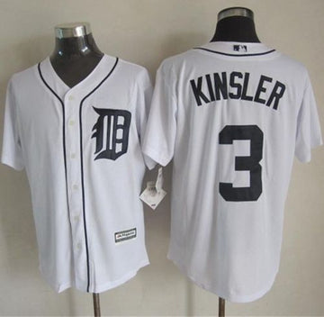 Ian Kinsler Detroit Tigers white jersey
