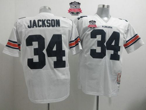 Tigers Auburn Tigers white Throwback jersey