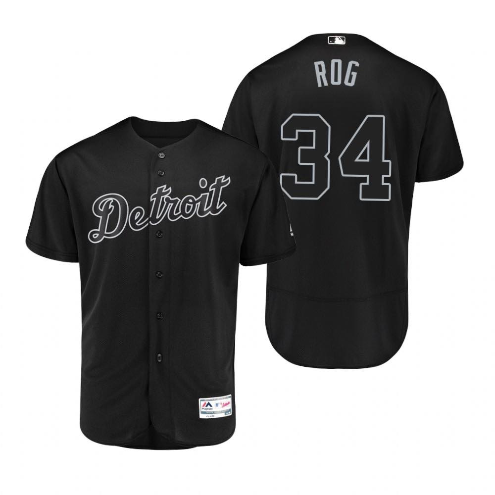 Jake Rogers Detroit Tigers black jersey