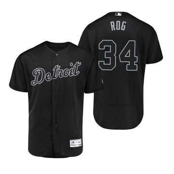 Jake Rogers Detroit Tigers black jersey