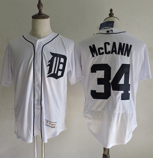 James McCann Detroit Tigers white Authentic jersey