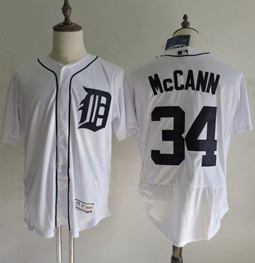 James McCann Detroit Tigers white Authentic jersey