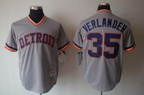 Justin Verlander Detroit Tigers grey jersey