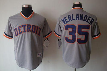 Justin Verlander Detroit Tigers grey jersey