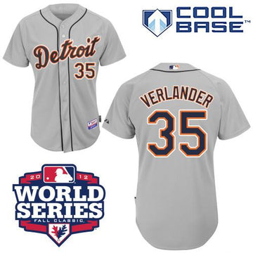 Justin Verlander Detroit Tigers grey jersey