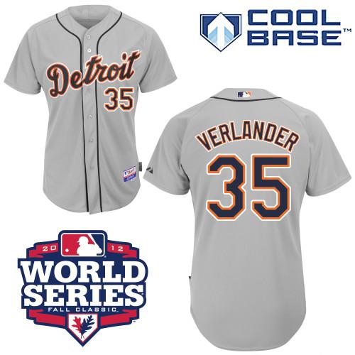 Justin Verlander Detroit Tigers grey jersey