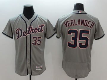 Justin Verlander Detroit Tigers grey Authentic jersey