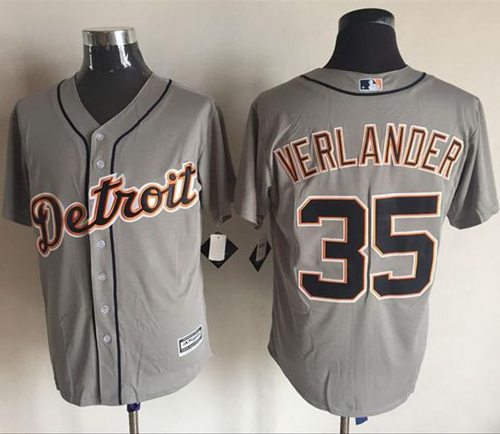 Justin Verlander Detroit Tigers grey jersey