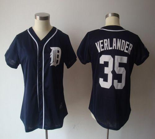 Justin Verlander Detroit Tigers navy Fashion jersey