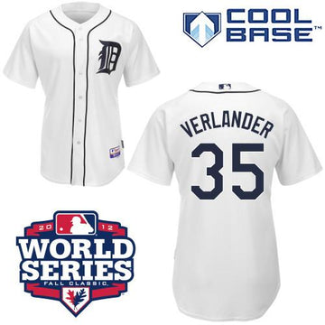 Justin Verlander Detroit Tigers white jersey