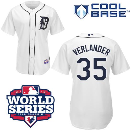 Justin Verlander Detroit Tigers white jersey