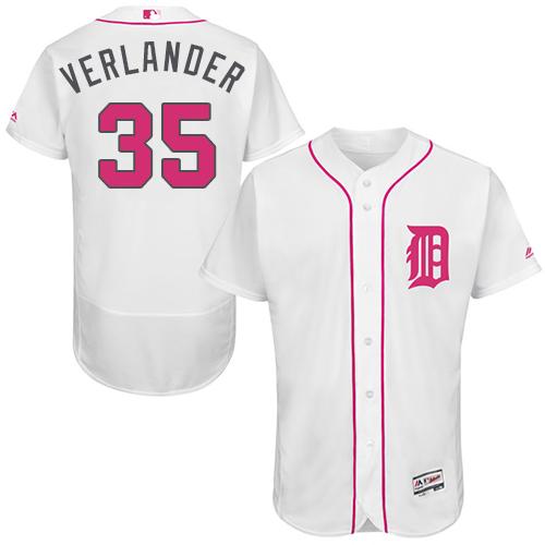 Justin Verlander Detroit Tigers white Authentic jersey
