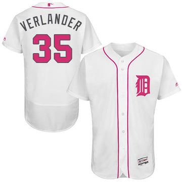 Justin Verlander Detroit Tigers white Authentic jersey
