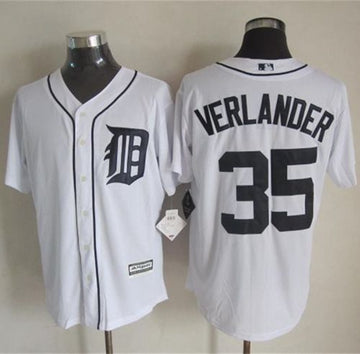 Justin Verlander Detroit Tigers white jersey