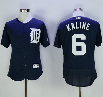 Al Kaline Detroit Tigers navy Authentic jersey