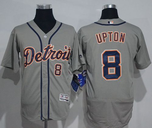 Justin Upton Detroit Tigers grey Authentic jersey