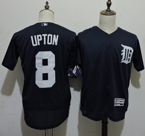 Justin Upton Detroit Tigers navy Authentic jersey