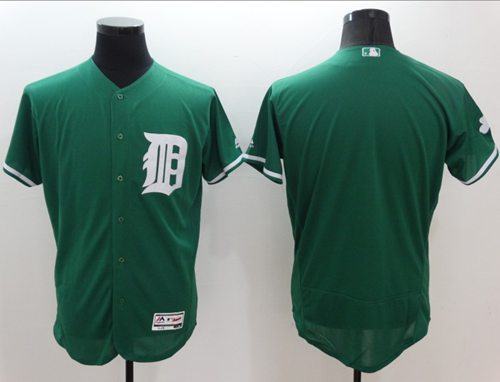 Custom Detroit Tigers green Authentic jersey