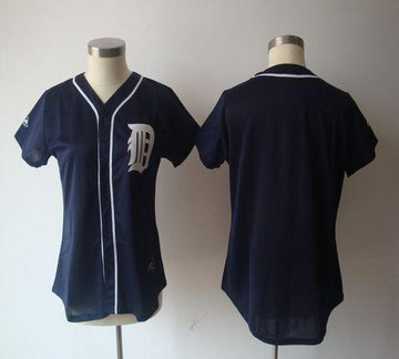 Custom Detroit Tigers navy Fashion jersey