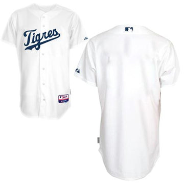 Custom Detroit Tigers white Home jersey
