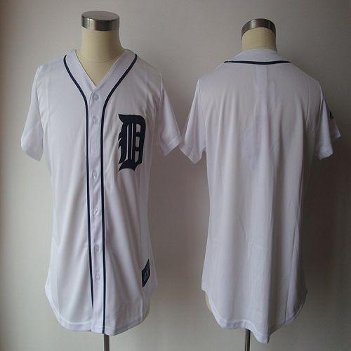 Custom Detroit Tigers white Fashion jersey