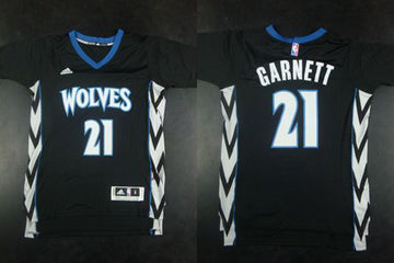 Kevin Garnett Minnesota Timberwolves black Alternate jersey
