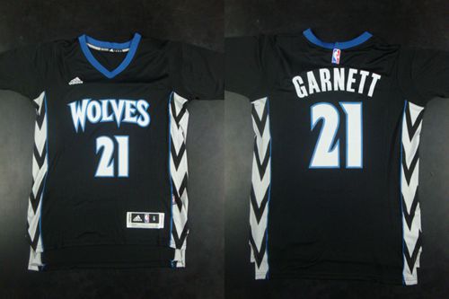 Kevin Garnett Minnesota Timberwolves black Alternate jersey