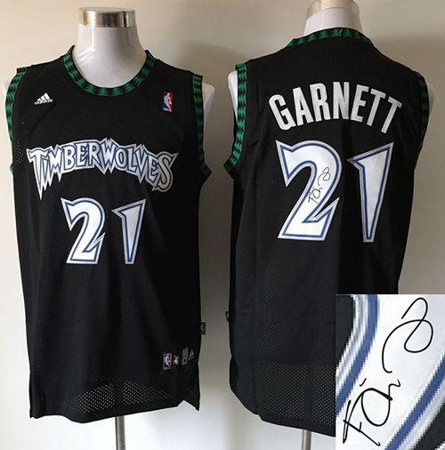Kevin Garnett Minnesota Timberwolves black jersey