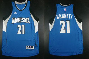 Kevin Garnett Minnesota Timberwolves blue Road jersey