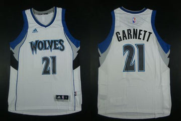 Kevin Garnett Minnesota Timberwolves white Home jersey