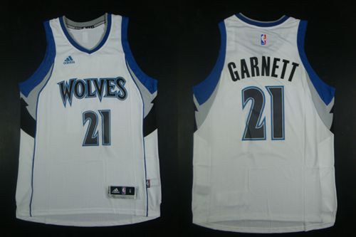 Kevin Garnett Minnesota Timberwolves white Home jersey