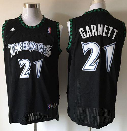 Minnesota Timberwolves black Retro jersey