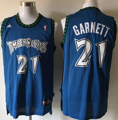 Minnesota Timberwolves blue Retro jersey
